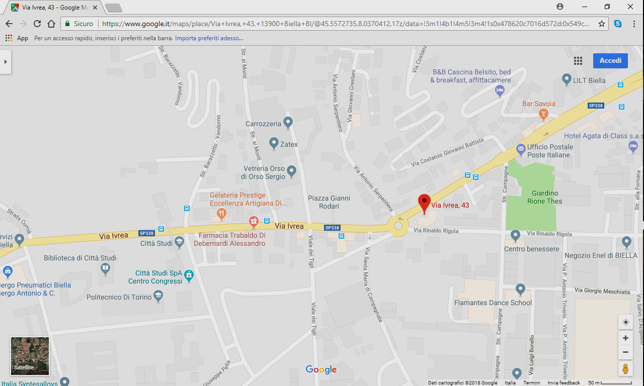 Sede - via Ivrea